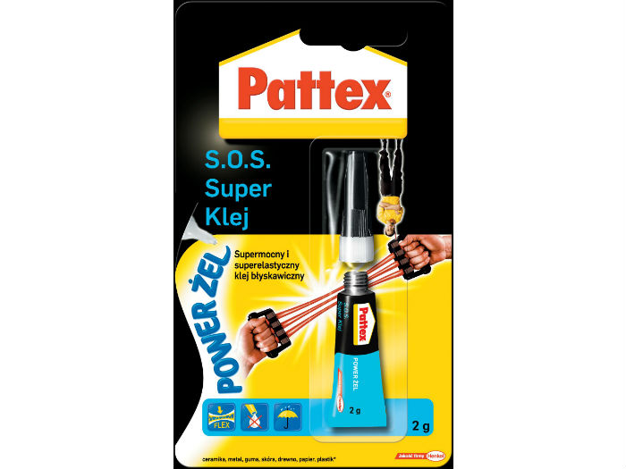 klej uniwersalny Pattex SOS Super klej Power żel 2g Koperty wysyłka