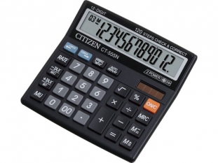 kalkulator biurowy Citizen CT-555N, 12 miejscowy wywietlacz