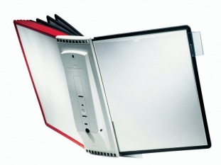 system prezentacyjny, informacyjny A4 nacienny Durable Sherpa, zestaw 10 x panel z uchwytem 