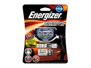 latarka czoowa Energizer Headlight 7 led, czarna