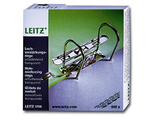 piercienie wzmacniajce otwory Leitz 500 szt./op. 