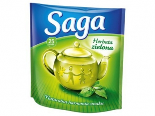 herbata zielona Saga 25 torebek