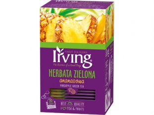 herbata zielona Irving smak: ananas, kopertowana, 20 kopert