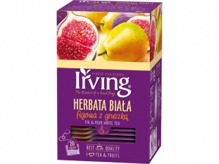 herbata biała Irving smak: figa z gruszką, kopertowana, 20 kopert
