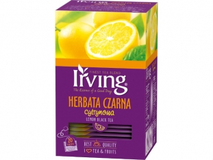 herbata Irving czarna cytrynowa, 20 kopert