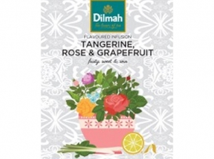 herbata zioowa Dilmah Tangerine Rose&Grapefruit, kopertowana, 20 kopert