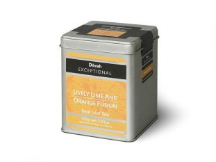 herbata czarna Dilmah Exceptional Lime and Orange Fusion, puszka, sypana 100g