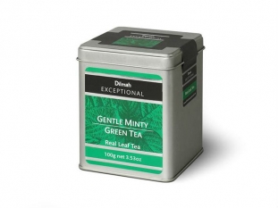 herbata zielona - zioowa Dilmah Exceptional Gentle Minty Green Tea puszka, sypana 100g