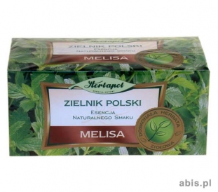 herbata zioowa Zielnik Polski melisa, 20 torebek