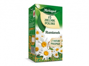 herbata zioowa Herbapol Zielnik Polski rumianek, 20 torebek