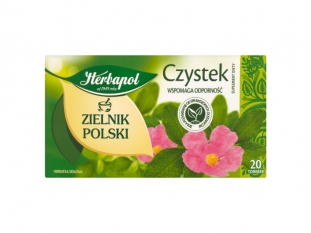 herbata zioowa Herbapol Zielnik Polski Czystek 20 torebek