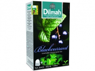 herbata czarna Dilmah Blackcurrant ( czarna porzeczka), 20 torebek
