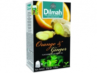 herbata czarna Dilmah Orange and Ginger ( pomarańcza i imbir), 20 torebek
