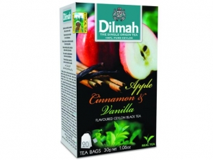 herbata czarna Dilmah Apple and Cinnamon and Vanilla ( jabłko, cynamon i wanilia), 20 torebek