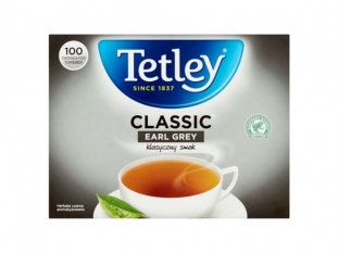 herbata czarna Tetley Earl Grey Classic 100 torebek