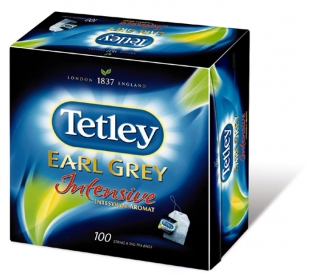 herbata czarna Tetley Earl Grey Intensive 100 torebek