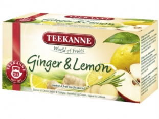 herbata owocowa Teekanne Ginger Lemon ( imbir cytryna), 20 torebek