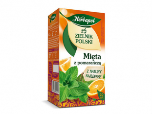 Herbata zioowa Herbapol Mita z pomaracz i mango 20 torebek