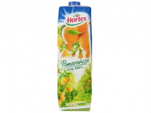 sok 1 L Hortex pomarańczowy