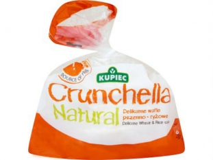 wafle pszenno-ryowe Kupiec Crunchella Natural 56g