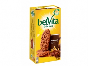 ciastka zbożowe Belvita śniadanie kakao - kartonik 6 x 4szt/op