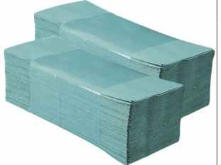 ręczniki papierowe składane ZZ Merida  zielone, 4000 szt./op.