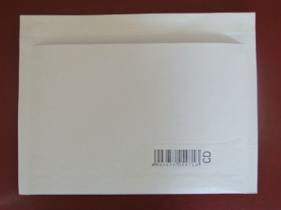 koperta bbelkowa powietrzna z wkadem foliowym CD / DVD biaa