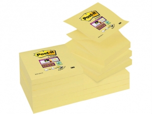 karteczki samoprzylepne Zig-Zag ( ZZ ) 3M Post-it R330-12SS-CY 76x76 mm, Z-Notes, 90 kartek, te