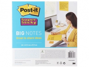 karteczki samoprzylepne 3M Post-it BN11-EU, SuperStick, 280x280mm 30 kartek te