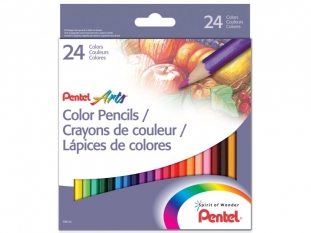 kredki owkowe Pentel CB8-24, 24 kolory