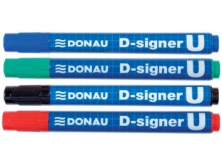 marker permanentny Donau D-Signer U okrągła końcówka, gr.linii 2-4 mm