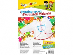 fartuszek / fartuch dla dzieci ochronny do malowania Gimboo 3-6 lat transparentny