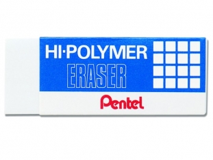 gumka do ścierania Pentel średnia Hi-Polymer ZEH05, 43,0x17,4x11,7 mm