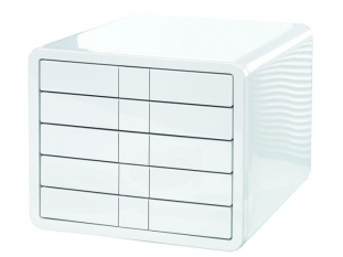 pojemnik na dokumenty, czasopisma / sorter biurkowy HAN iBox A4 z 5 szufladami
