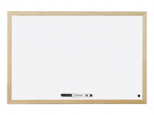 tablica magnetyczna suchocieralna, whiteboard Bi-office 60x90 cm, rama drewnianaKoszt transportu - zobacz szczegy