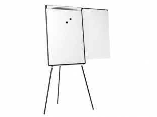 tablica flipchart magnetyczna suchocieralna Bi-Office Design 102 x 70 cm, 2 dodatkowe ramiona, na trjnoguKoszt transportu - zobacz szczegy