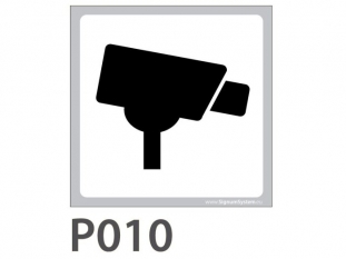 tabliczka informacyjna z piktogramem 2x3 EuroPLEX 19x19 cm, symbol P010 - MonitoringTowar dostpny do wyczerpania zapasw!!