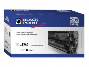 toner laserowy Black Point LBPPL260 zamiennik do Lexmark E260A11E, czarny, 5000 stron wydruku