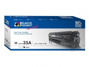 toner laserowy Black Point LBPPH35A zamiennik do HP CB435A, czarny, 2200 stron wydruku