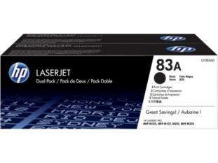 toner laserowy Hewlett Packard HP 83A, CF283AD, czarny, zestaw dwch tonerw 2x1500 stron