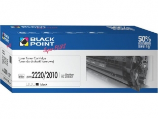 toner laserowy Black Point LBPPB2220/2010 zamiennik do Brother TN-2220, TN-2010, czarny, 2600 stron wydruku