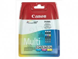 tusz, wkad atramentowy Canon CLI-526, 4541B009, kolorowy- cmY, 3x9 ml