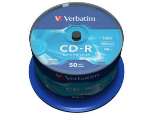 pyty CD-R Verbatim 700 MB cake 50 szt./op.