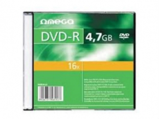 pyty DVD-R Omega 4,7GB slim 1 szt.