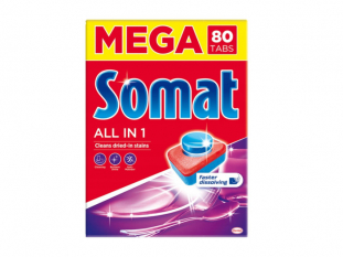 tabletki do zmywarek Somat All In 1, 80 tabletek/op.
