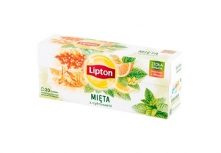 herbata zioowa Lipton mita z cytrusami 20 torebek
