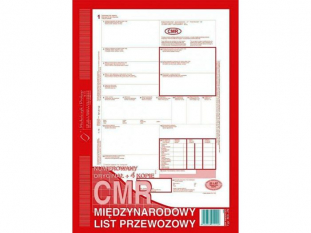 midzynarodowy list przewozowy CMR 800-2 Michalczyk&Prokop A4 80 kartek 1+4