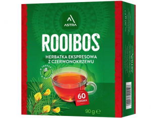 herbata Astra Rooibos ekspresowa, 60 torebek