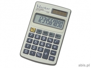 kalkulator kieszonkowy Vector DK-137, 10 miejscowy wywietlacz