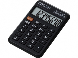 kalkulator kieszonkowy Citizen LC-110N, 8 miejscowy wywietlacz